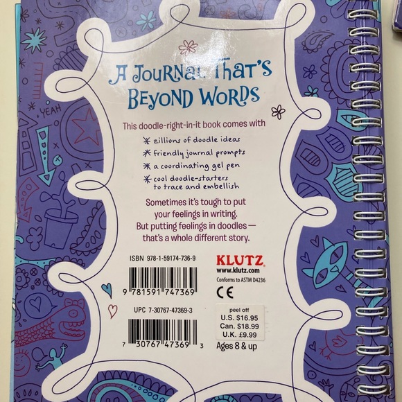 NEW Klutz Doodle Journal & Mood Journal - Picture 10 of 10